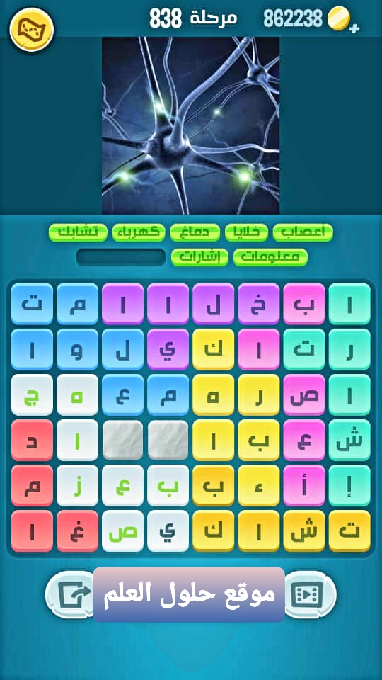 كلمات كراش 838 كلمات مبعثرة لعبة كراش التحديث الجديد من زيتونة حل لغز كلمات كراش مرحلة لعبة كراش المرحلة ٨٣٨ التحديث الجديد