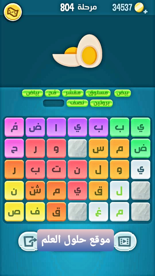 كلمات كراش 804 كلمات مبعثرة التحديث الجديد من زيتونة حل لغز كلمات كراش مرحلة لعبة كراش المرحلة ٨٠٤